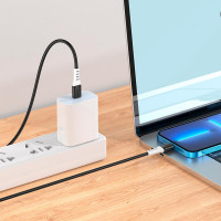 Кабель Hoco Type-C to lightning silicone charging data cable X82 |1m, 20W/3A|