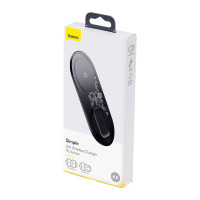 Зарядка Qi BASEUS Simple 2in1 Wireless Charger Pro Edition For Phones + Pod |15W| (WXJK-C02)