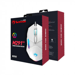 Миша MARVO Wired Programmable Mouse M291 WH |1000-6400dpi|