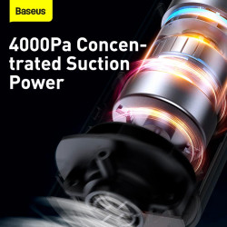 Автомобільний пилосос BASEUS Car Vacuum Cleaner A1 |25min, 4000Pa|