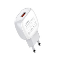 Адаптер мережевий LDNIO Type-C Cable A1306q |1USB, 3A, QC|