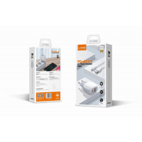 Адаптер мережевий LDNIO Type-C to Lightning Cable A2313C |1USB/1Type-C, QC/PD, 3A|