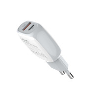Адаптер мережевий LDNIO Type-C to Lightning Cable A2313C |1USB/1Type-C, QC/PD, 3A|