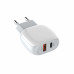 Адаптер мережевий LDNIO Type-C to Lightning Cable A2313C |1USB/1Type-C, QC/PD, 3A|