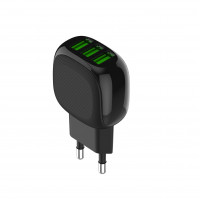Адаптер мережевий LDNIO Micro USB Cable A3309 |3USB, 3.4A|