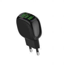 Адаптер мережевий LDNIO Micro USB Cable A3309 |3USB, 3.4A|
