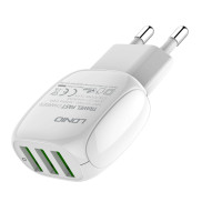 Адаптер мережевий LDNIO Micro USB Cable A3315 |3USB, 3.1A|