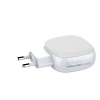 Адаптер мережевий LDNIO Type-C to Lightning Cable A3510Q |2USB/1Type-C, QC/PD, 3A/28.5W|