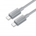 Кабель Hoco Type-C to Type-C Favor charging data cable X107 |1m, 60W|