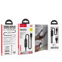 Кабель Hoco Micro USB Central Control Timing S13 |1.2M, 2.4A|