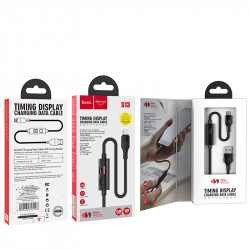 Кабель Hoco Micro USB Central Control Timing S13 |1.2M, 2.4A|