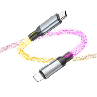 Кабель Hoco Type-C to Lightning Shine PD charging data cable U112 |1m, 20W/3A|