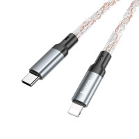 Кабель Hoco Type-C to Lightning Shine PD charging data cable U112 |1m, 20W/3A|