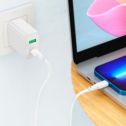 Кабель Hoco Type-C to Lightning Force fast charging data cable X93 |1m, 20W|
