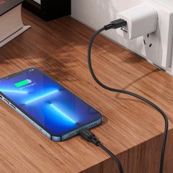 Кабель Hoco Type-C to Lightning cool silicone PD charging data cable X90 |1m, 20W, 3A|
