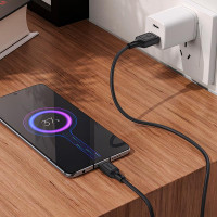 Кабель Hoco Micro USB Cool silicone charging data cable X90 |1m, 2.4A|