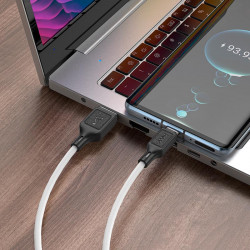 Кабель Hoco Type-C Cool silicone charging data cable X90 |1m, 3A|