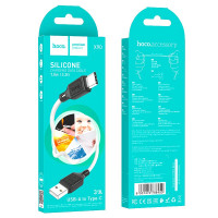 Кабель Hoco Type-C Cool silicone charging data cable X90 |1m, 3A|