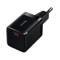 Адаптер мережевий Baseus GAN3 Fast Charger 1C |Type-C, 30W/3A, PD/QC| (CCGN010101)