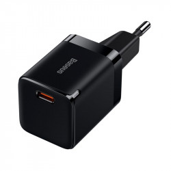 Адаптер мережевий Baseus GAN3 Fast Charger 1C |Type-C, 30W/3A, PD/QC| (CCGN010101)