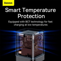 Адаптер мережевий Baseus GAN3 Fast Charger 1C |Type-C, 30W/3A, PD/QC| (CCGN010101)