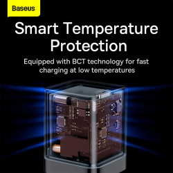 Адаптер мережевий Baseus GAN3 Fast Charger 1C |Type-C, 30W/3A, PD/QC| (CCGN010101)