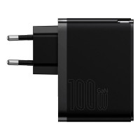 Адаптер мережевий Baseus Type-C to Typc-C cable Gan5 Pro Fast Charger |1USB/1Type-C, PD/QC, 100W/3A| (CCGP090202)