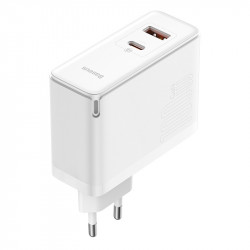 Адаптер мережевий Baseus Type-C to Typc-C cable Gan5 Pro Fast Charger |1USB/1Type-C, PD/QC, 100W/3A| (CCGP090202)