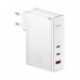 Адаптер мережевий Baseus Type-C to Typc-C cable Gan5 Pro Fast Charger |1USB/2Type-C, PD/QC, 140W/5A| (CCGP100202)