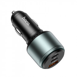 Адаптер автомобільний HOCO Galloper three-port Car charger NZ9 |1USB/2Type, 95W/3A, PD/QC|