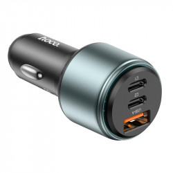Адаптер автомобільний HOCO Galloper three-port Car charger NZ9 |1USB/2Type, 95W/3A, PD/QC|