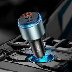 Адаптер автомобільний HOCO Galloper three-port Car charger NZ9 |1USB/2Type, 95W/3A, PD/QC|