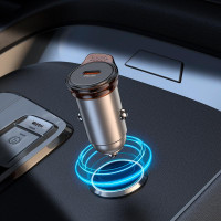Адаптер автомобільний HOCO Rigorous single port Car charger NZ16 |1Type-C, 30W/3A, PD30W/QC|