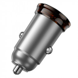 Адаптер автомобільний Hoco Rigorous dual port Car charger NZ16A |1USB/1Type-C, 43W/3A, PD25W/QC|