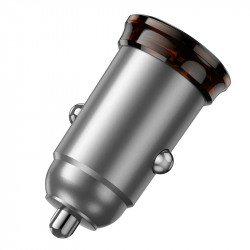 Адаптер автомобільний Hoco Rigorous port Car charger NZ16B |2Type-C, 45W/3A, PD25W/QC|