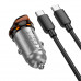 Адаптер автомобільний Hoco Rigorous port Car charger NZ16B (Type-C to Type-C set) |2Type-C, 45W/3A, PD25W/QC|