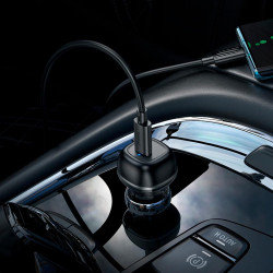 Адаптер автомобільний Hoco Rank single port Car charger Z58 |1Type-C, 30W/3A, PD30W/QC|