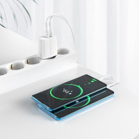 Адаптер мережевий HOCO Yizhan Dual Port N12 |2USB, 3A,QC3.0, 18W|