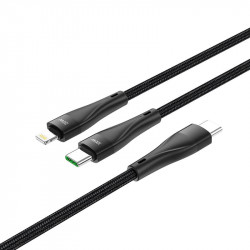 Кабель Hoco Combo Type-C to Type-C / Lightning Super U102 |1.5m, 3A,100W/20W|