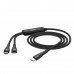 Кабель Hoco Combo Type-C to Type-C / Lightning Super U102 |1.5m, 3A,100W/20W|
