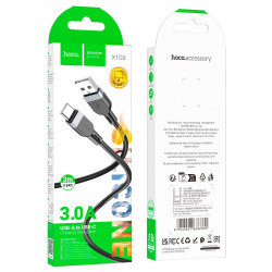 Кабель Hoco Type-C Energy silicone charging data cable X109 |3m, 3A|