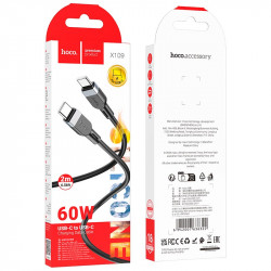 Кабель Hoco Type-C to Type-C Energy silicone charging data cable X109 |2m, 60W|