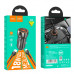 Адаптер автомобільний Hoco Type-C Cable Blue shield single port Car charger Z46 |1USB, 18W/3A, QC|