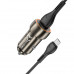 Адаптер автомобільний Hoco Micro USB Cable Blue shield single port Car charger Z46 |1USB, 18W/3A, QC|