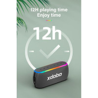 Акустика xdobo x8 III IPX7 |BT5.3, EQ, 2*30W, TWS, AUX/TF/USB, 12h Max|