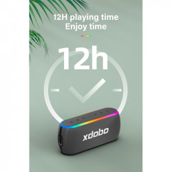 Акустика xdobo x8 III IPX7 |BT5.3, EQ, 2*30W, TWS, AUX/TF/USB, 12h Max|