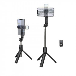 Селфі-монопод HOCO Treasure aluminum alloy fill light Gimbal version live broadcast support K15 |Bluetooth|