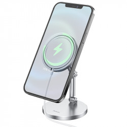 Тримач HOCO Daring magnetic wireless charging desktop stand PH39 (без MagSafe)