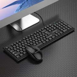 Набір office Combo BOROFONE Business keyboard and mouse set BG6 (Keyboard RU/ENG розкладка / Mouse)