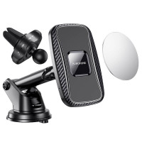 Тримач BOROFONE Magnetic wireless charging Car holder BH35 |5-15W Max, 2A|